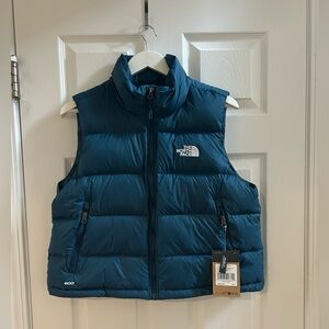 NWT The North Face Hydrenalite Down Vest Womens Midnight Petrol Blue 600 Size L